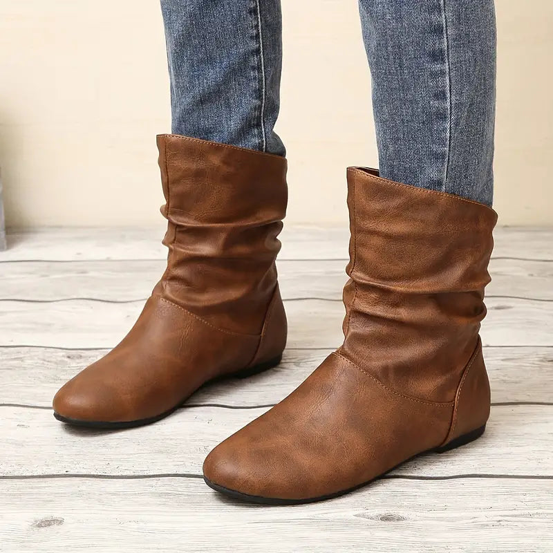 CANCÚN™ BOTINES DE CUERO IMPERMEABLES CÓMODOS SIN CORDONES
