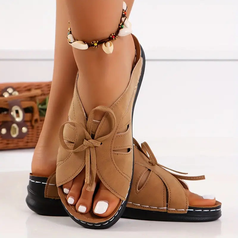 XOTCHIL™ SANDALIAS CON DISEÑO DE LAZO