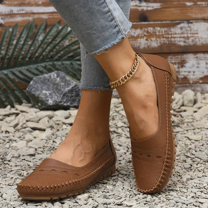 MOCASINES ORTOPÉDICOS CHIC PARA MUJERES DE TALLA EXTRA