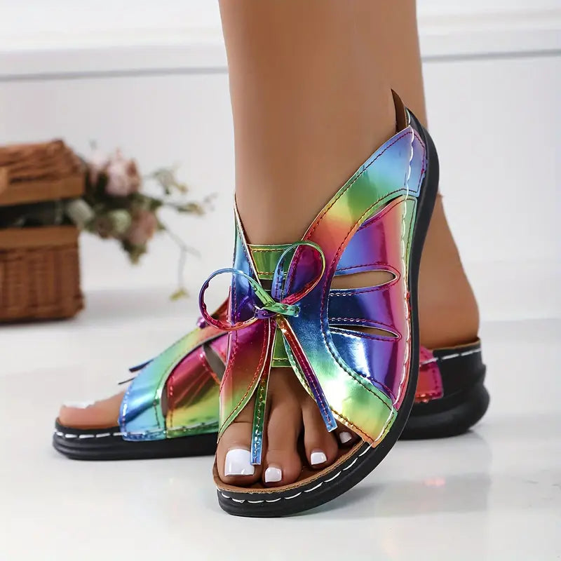 XOTCHIL™ SANDALIAS CON DISEÑO DE LAZO