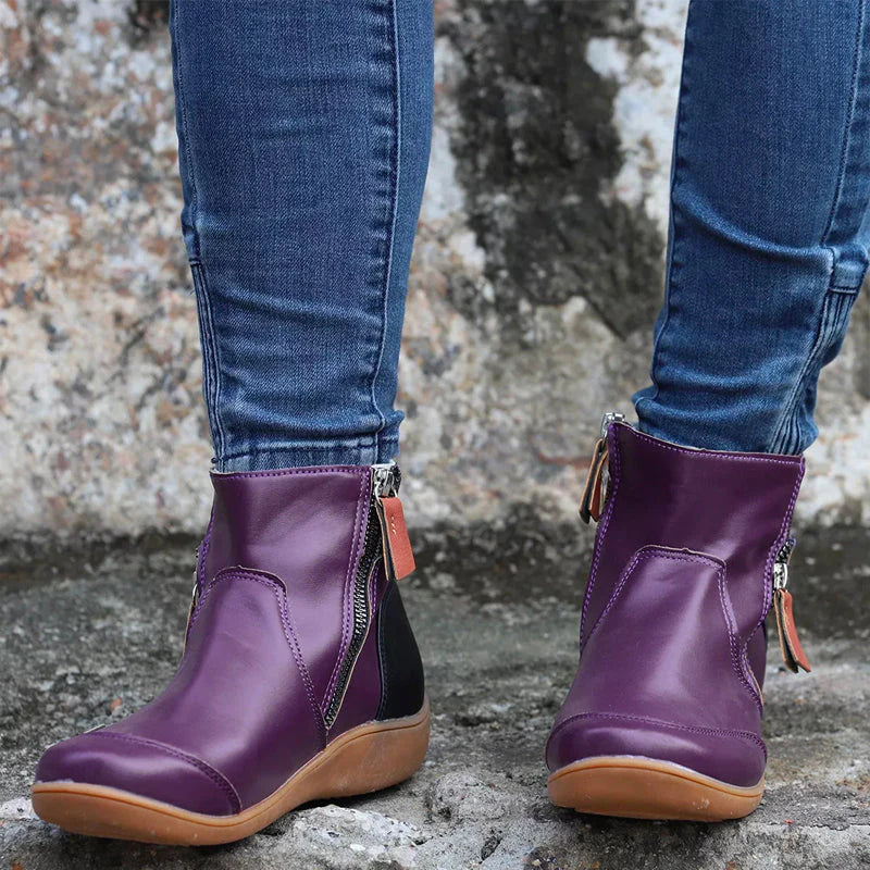 CORA™ BOTAS ORTOPÉDICAS PREMIUM IMPERMEABLES CON CREMALLERA