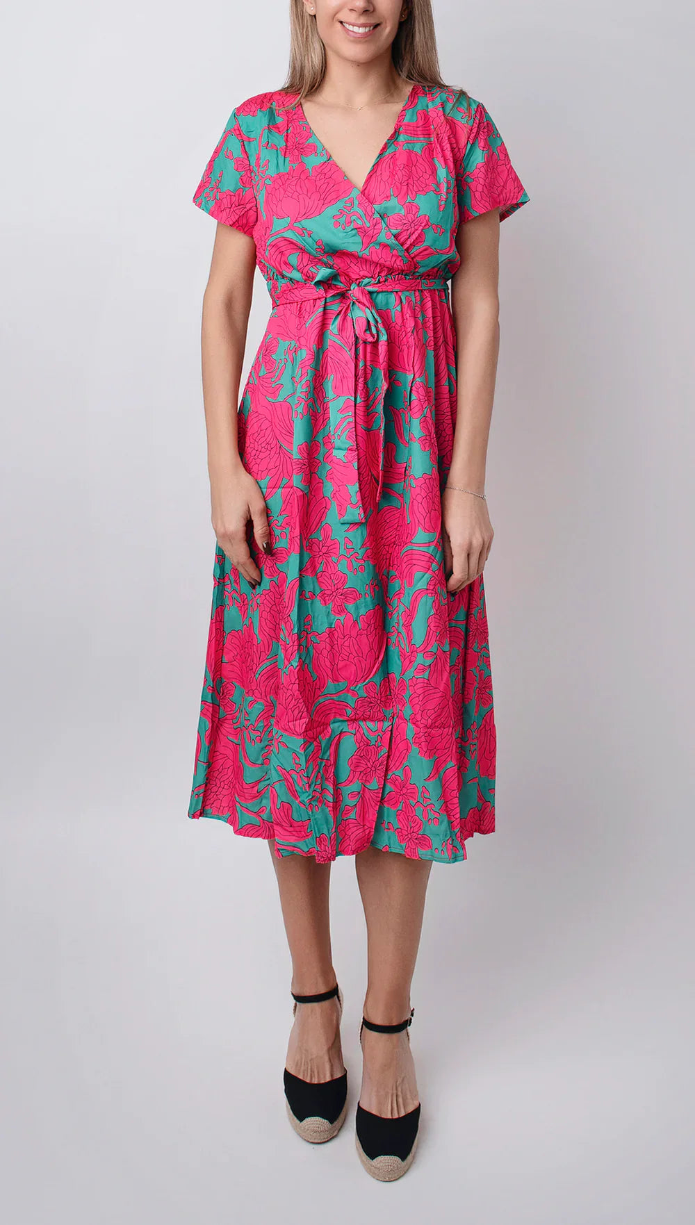 FLORAVIVE™ – VESTIDO CON ESTAMPADO FLORAL PRIMAVERA/VERANO