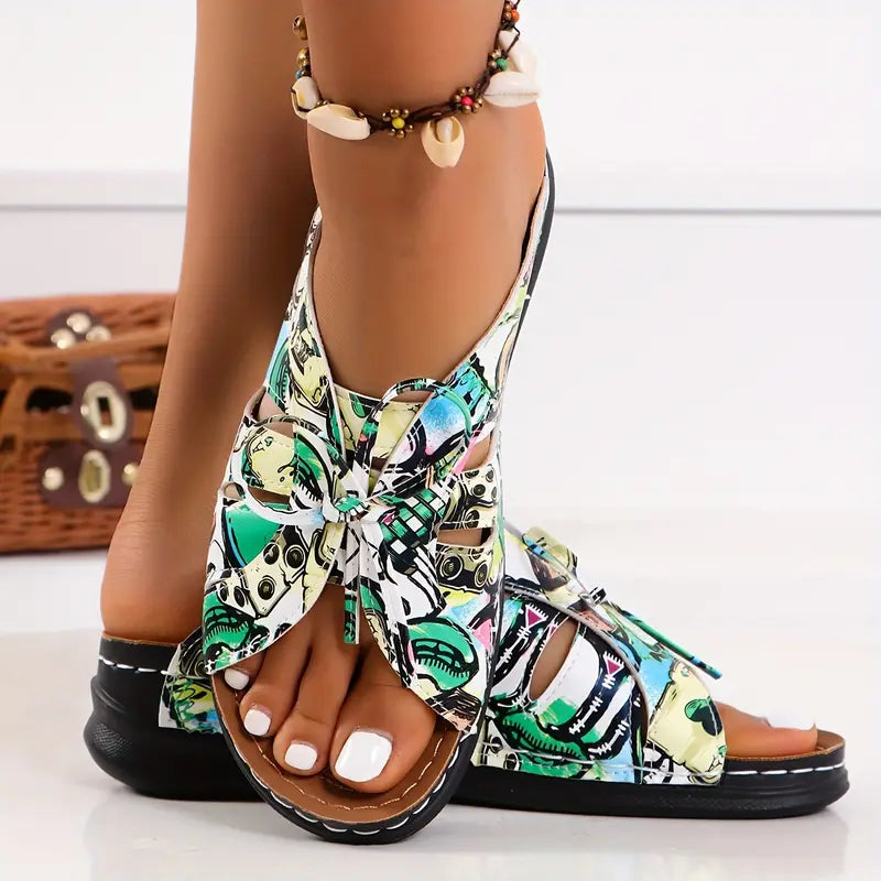 XOTCHIL™ SANDALIAS CON DISEÑO DE LAZO