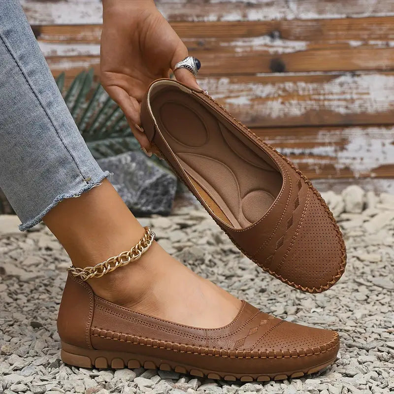MOCASINES ORTOPÉDICOS CHIC PARA MUJERES DE TALLA EXTRA