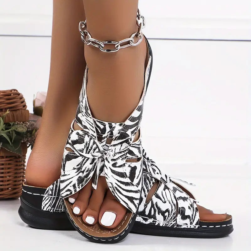 XOTCHIL™ SANDALIAS CON DISEÑO DE LAZO