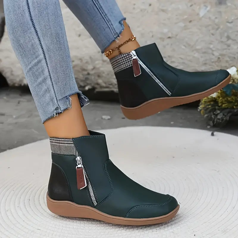 CORA™ BOTAS ORTOPÉDICAS PREMIUM IMPERMEABLES CON CREMALLERA