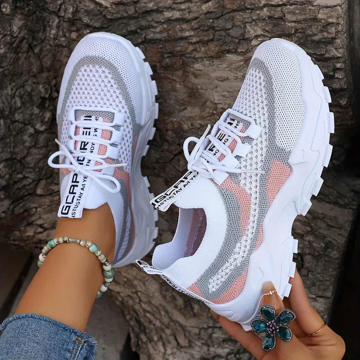 MONCLOVA™ TENIS DE MALLA TRANSPIRABLE CON CORDONES