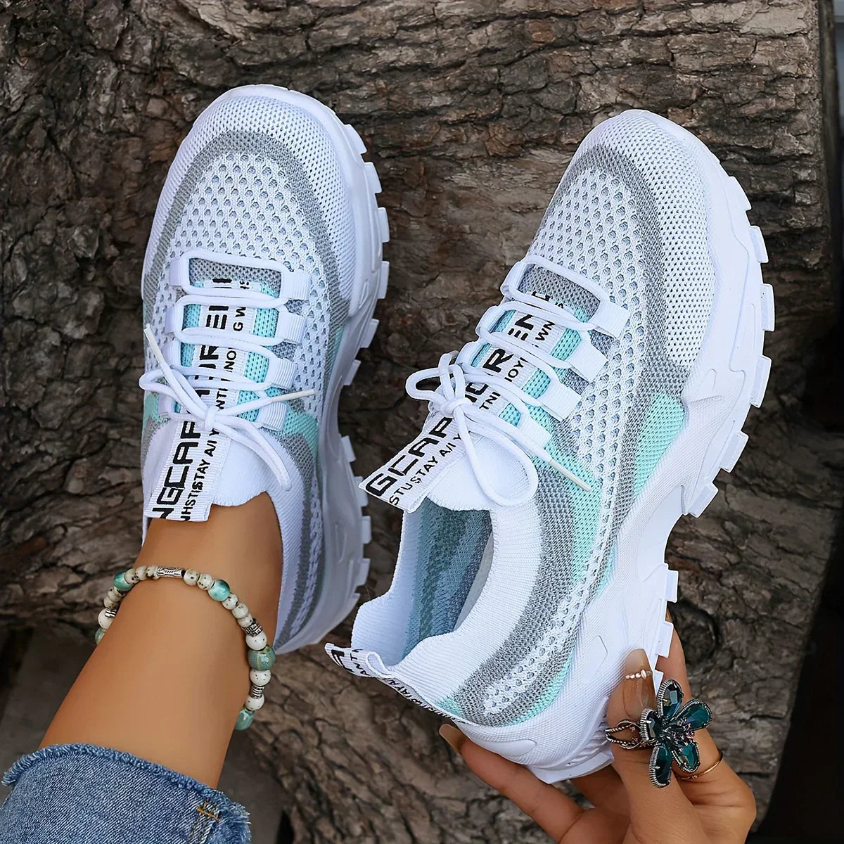 MONCLOVA™ TENIS DE MALLA TRANSPIRABLE CON CORDONES