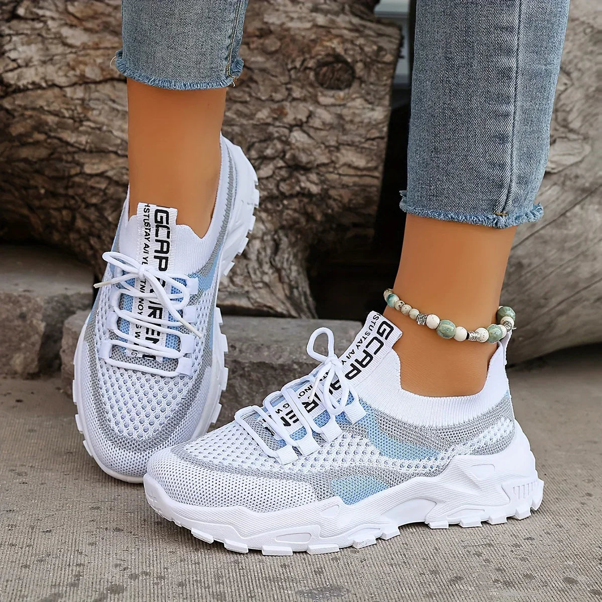 MONCLOVA™ TENIS DE MALLA TRANSPIRABLE CON CORDONES