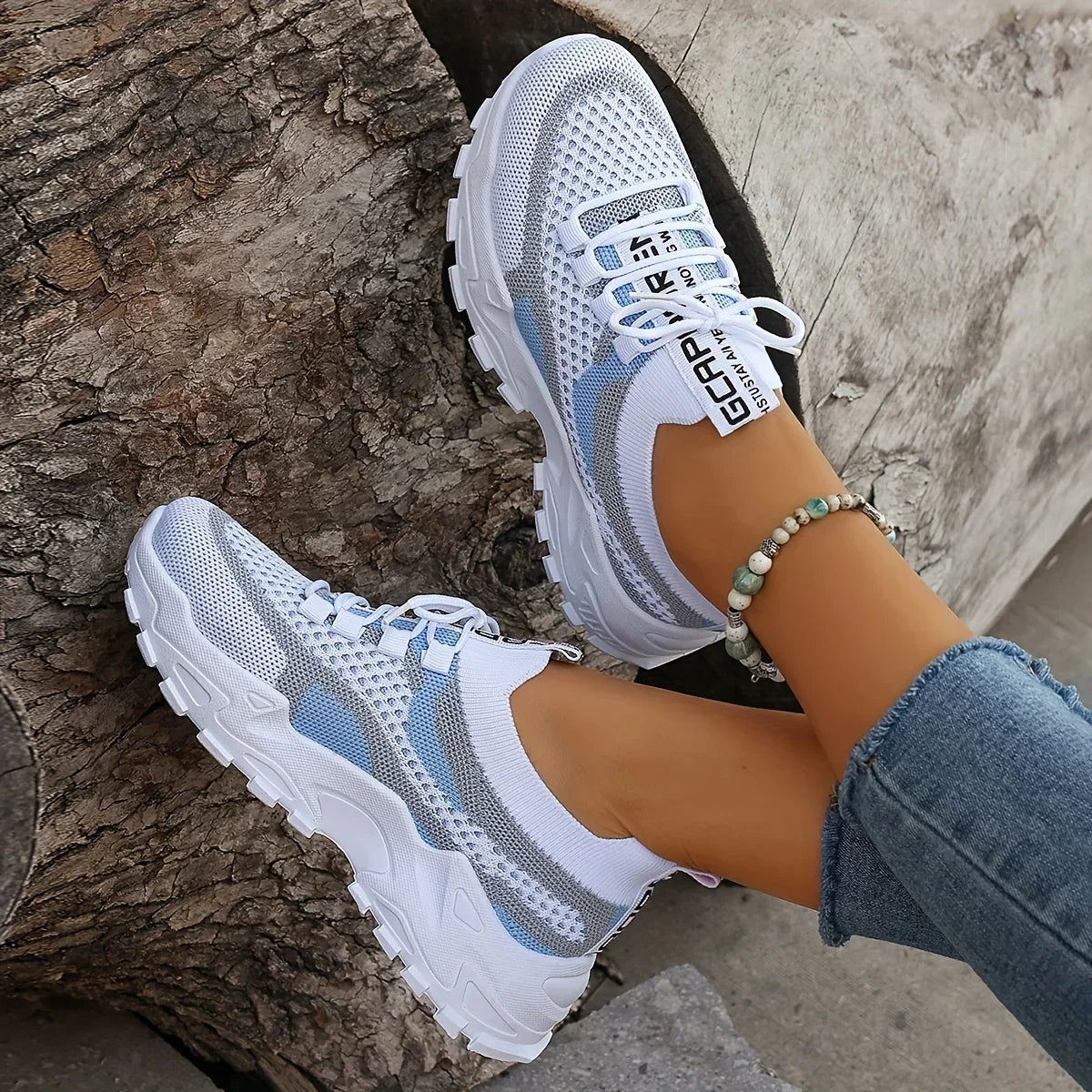 MONCLOVA™ TENIS DE MALLA TRANSPIRABLE CON CORDONES