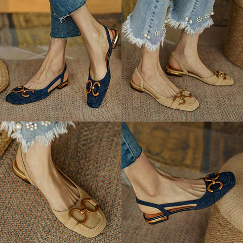 AZTECA™ SANDALIAS CON HEBILLA METÁLICA