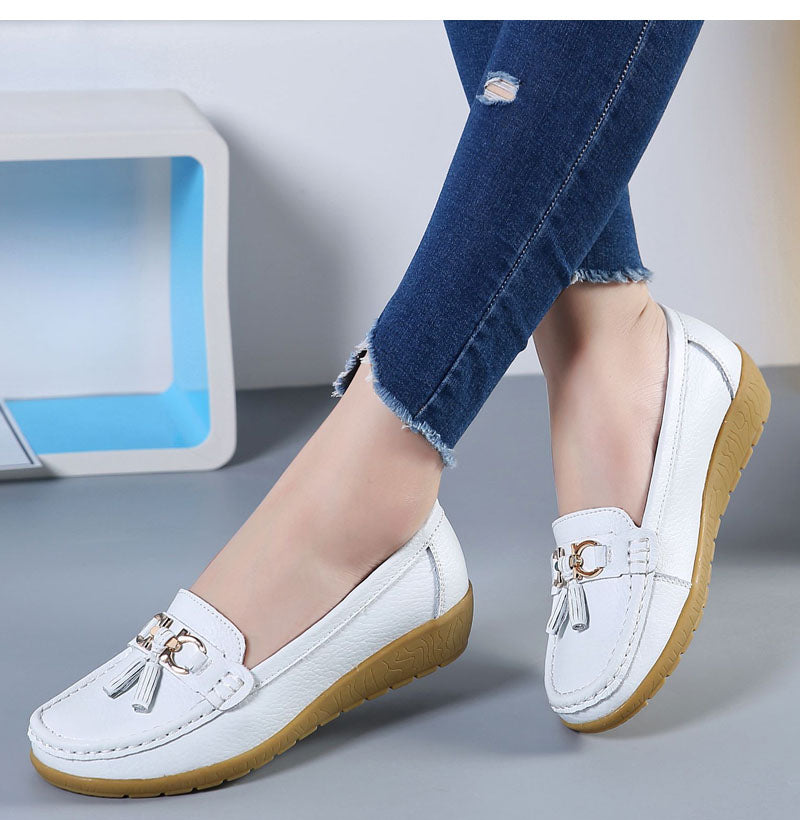 AMARY™ MOCASINES ORTOPÉDICOS DE CUERO CON SOPORTE DE ARCO