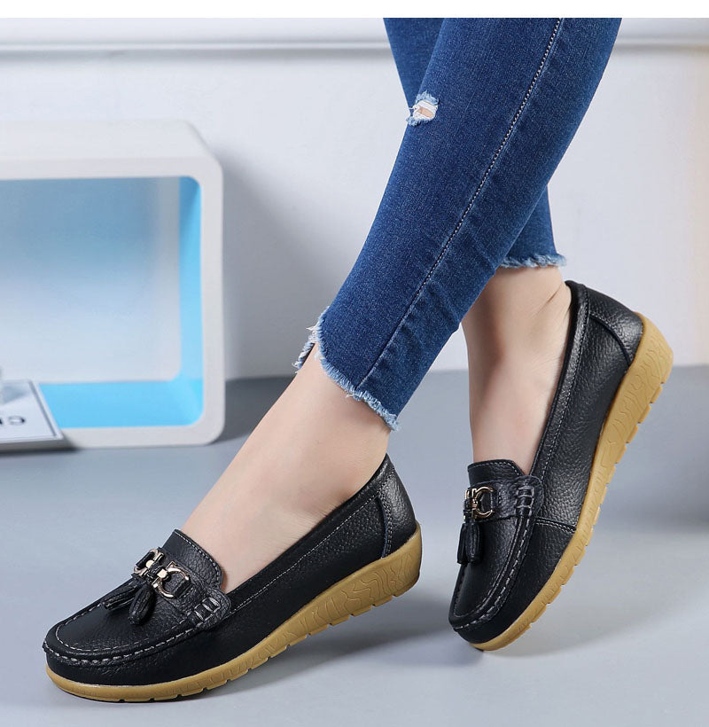 AMARY™ MOCASINES ORTOPÉDICOS DE CUERO CON SOPORTE DE ARCO