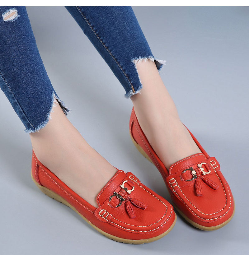 AMARY™ MOCASINES ORTOPÉDICOS DE CUERO CON SOPORTE DE ARCO