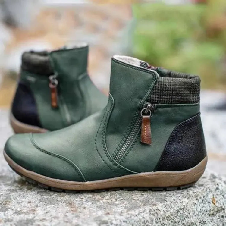CORA™ BOTAS ORTOPÉDICAS PREMIUM IMPERMEABLES CON CREMALLERA