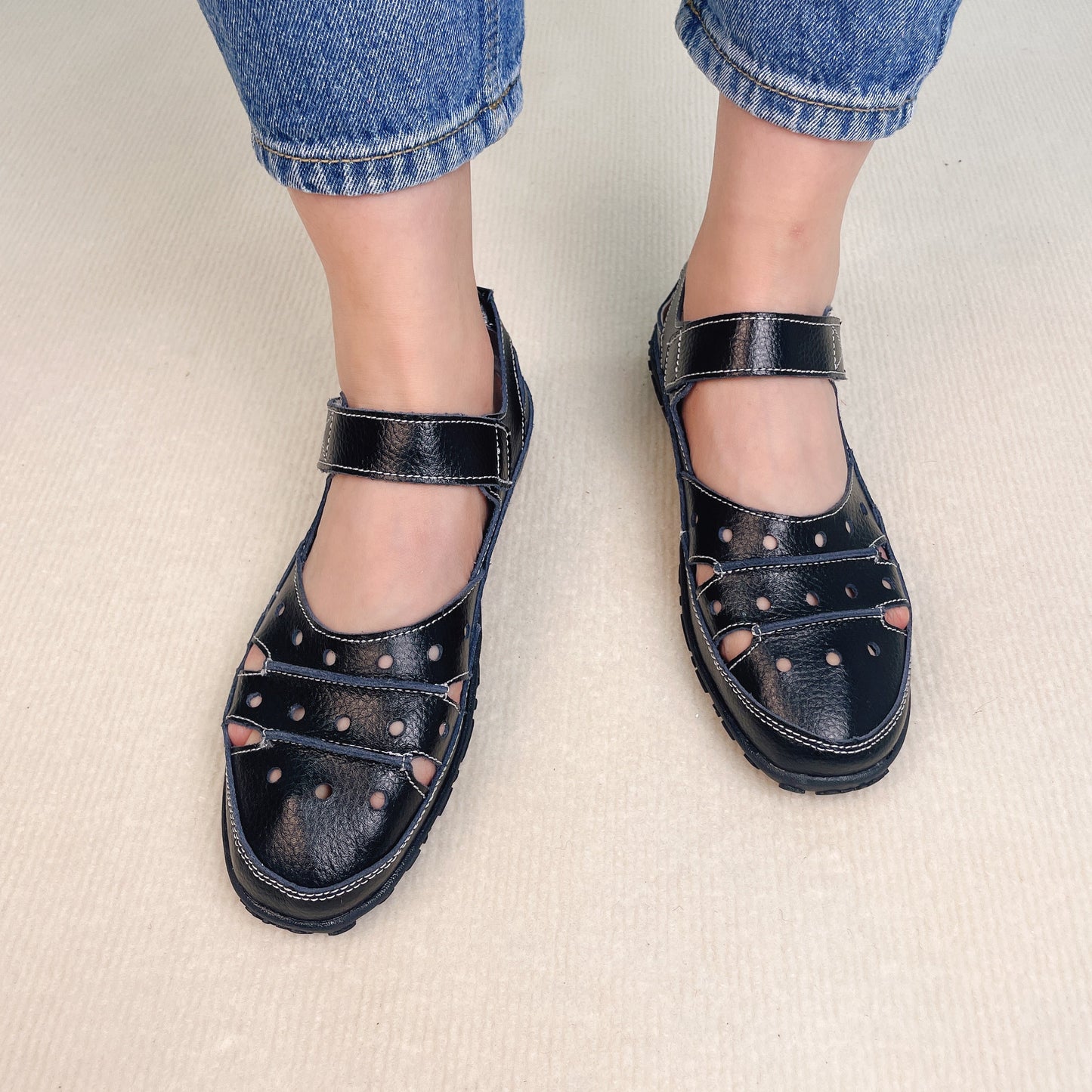 TAXCO™ SANDALIAS PLANAS CON PUNTA CERRADA
