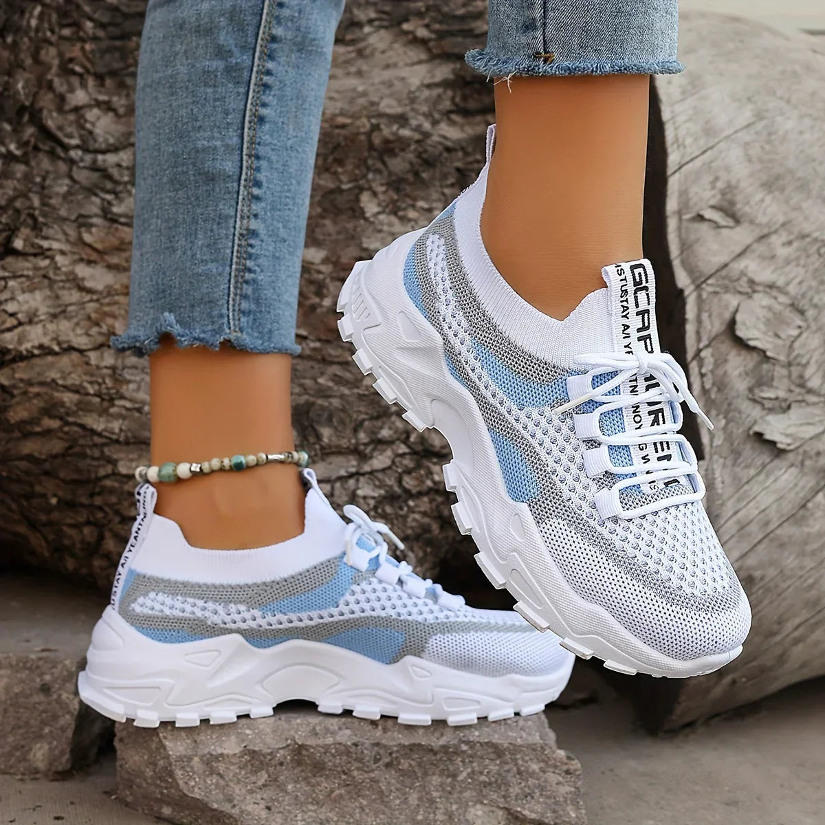 MONCLOVA™ TENIS DE MALLA TRANSPIRABLE CON CORDONES