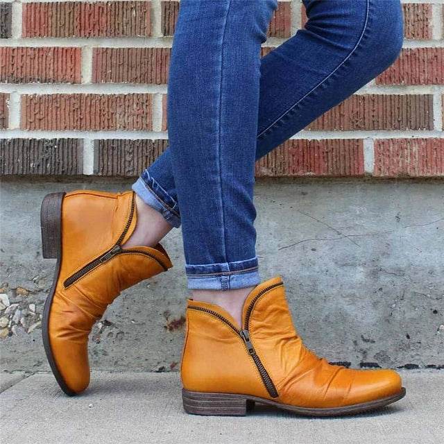 BOTAS IMPERMEABLES DE MUJER CON CREMALLERA Y SOPORTE DE ARCO 2025