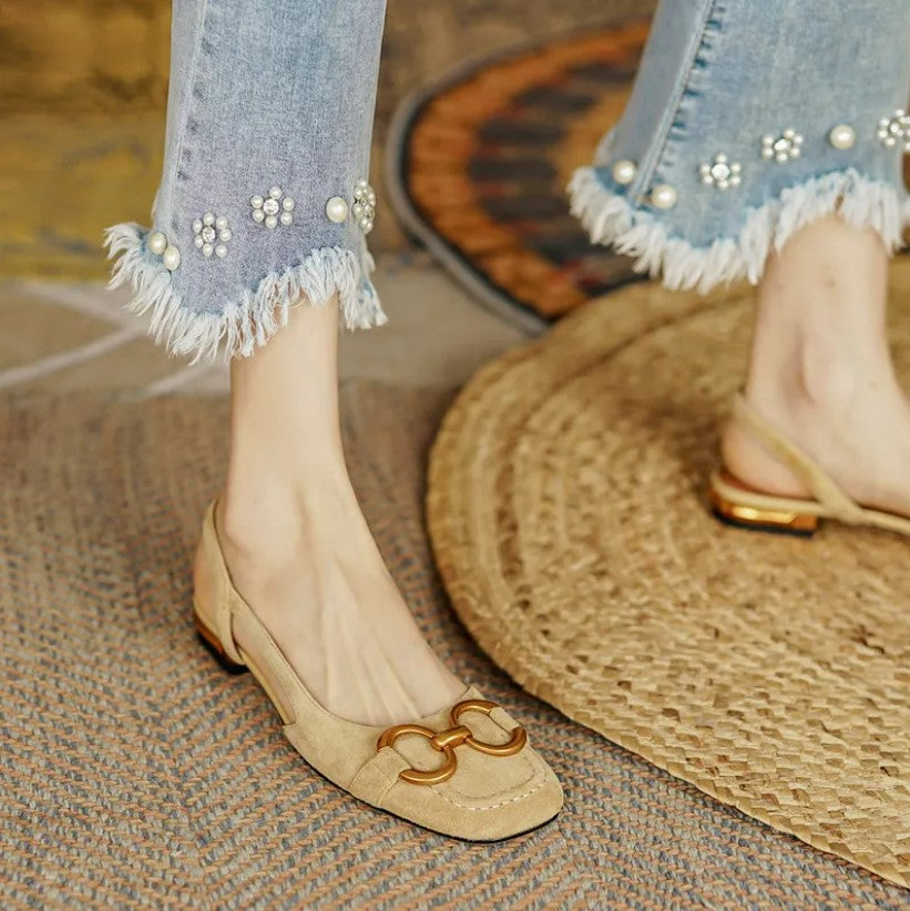 AZTECA™ SANDALIAS CON HEBILLA METÁLICA