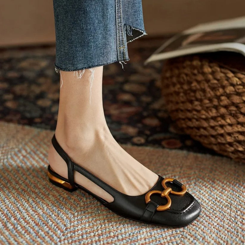 AZTECA™ SANDALIAS CON HEBILLA METÁLICA