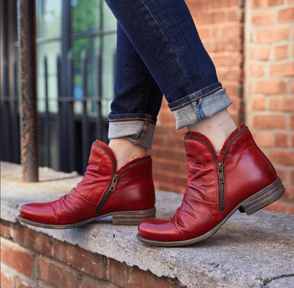 BOTAS IMPERMEABLES DE MUJER CON CREMALLERA Y SOPORTE DE ARCO 2025