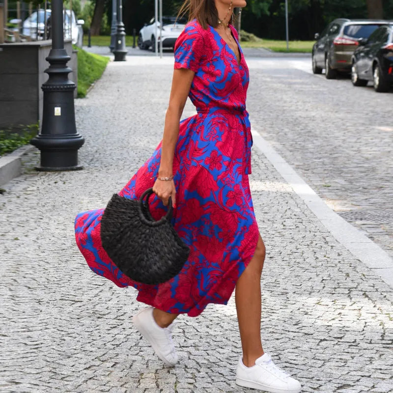 FLORAVIVE™ – VESTIDO CON ESTAMPADO FLORAL PRIMAVERA/VERANO