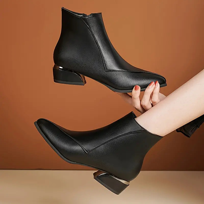 KIMBERLEY™ BOTINES DE MUJER CON TACÓN ANCHO Y BAJO