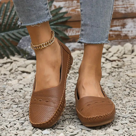 MOCASINES ORTOPÉDICOS CHIC PARA MUJERES DE TALLA EXTRA