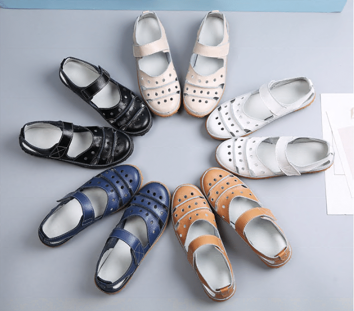 TAXCO™ SANDALIAS PLANAS CON PUNTA CERRADA