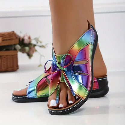 XOTCHIL™ SANDALIAS CON DISEÑO DE LAZO