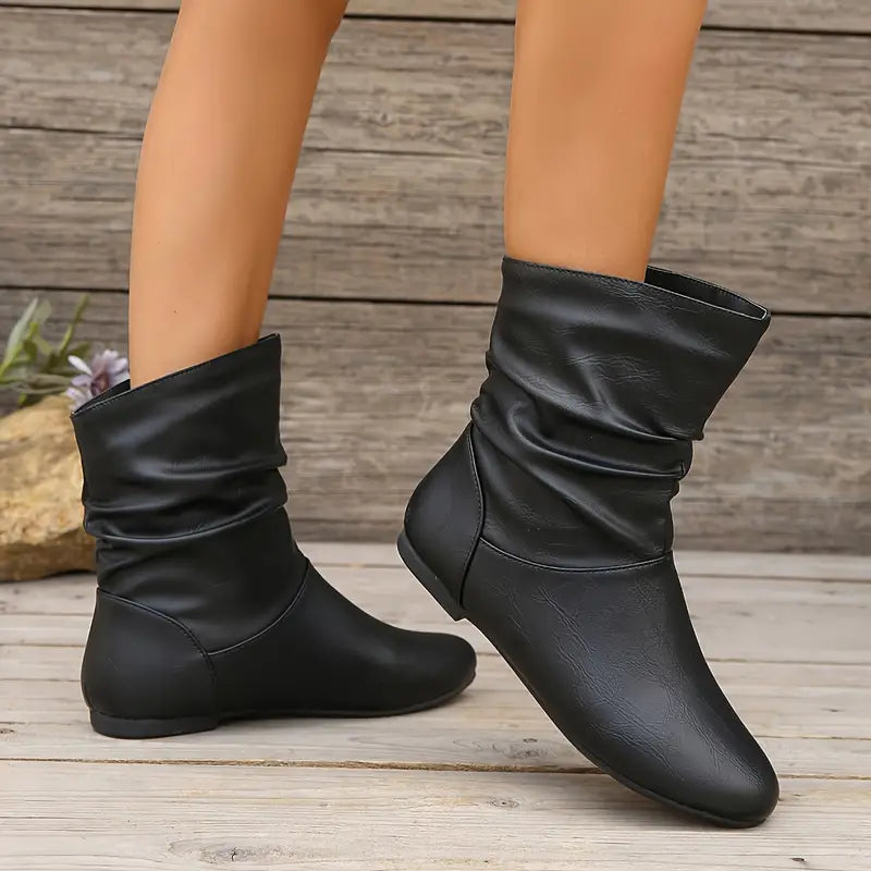 CANCÚN™ BOTINES DE CUERO IMPERMEABLES CÓMODOS SIN CORDONES