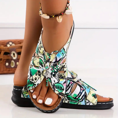 XOTCHIL™ SANDALIAS CON DISEÑO DE LAZO