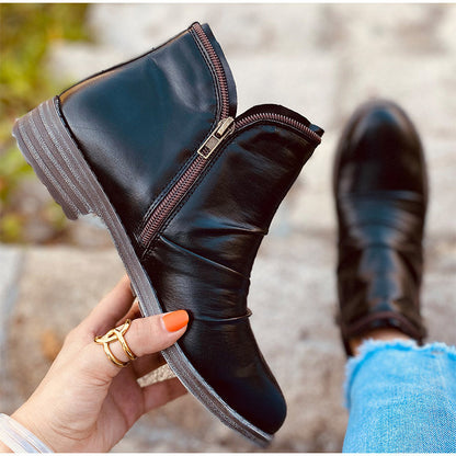 BOTAS IMPERMEABLES DE MUJER CON CREMALLERA Y SOPORTE DE ARCO 2025