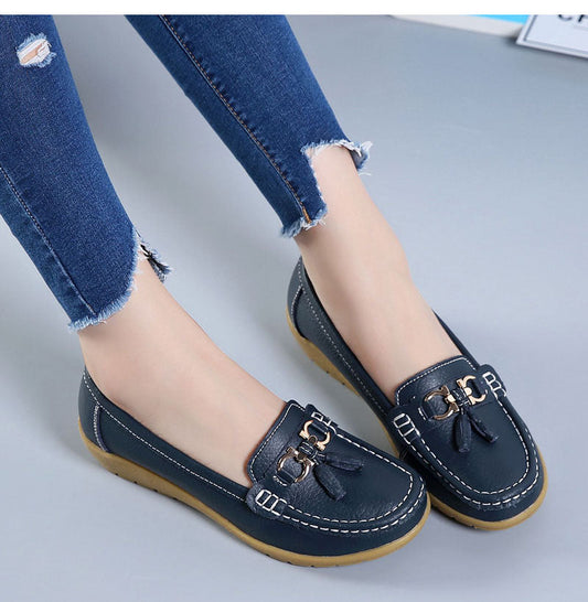 AMARY™ MOCASINES ORTOPÉDICOS DE CUERO CON SOPORTE DE ARCO