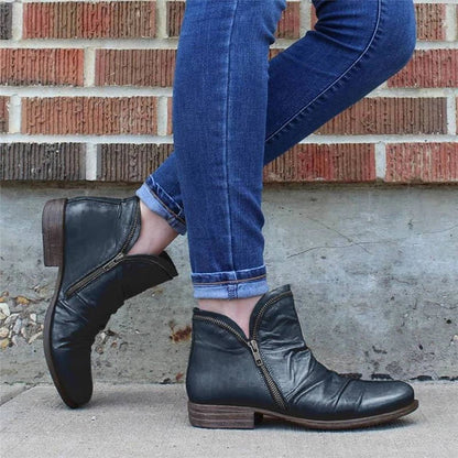 BOTAS IMPERMEABLES DE MUJER CON CREMALLERA Y SOPORTE DE ARCO 2025