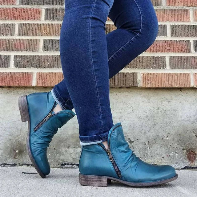 BOTAS IMPERMEABLES DE MUJER CON CREMALLERA Y SOPORTE DE ARCO 2025
