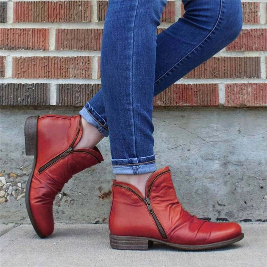 BOTAS IMPERMEABLES DE MUJER CON CREMALLERA Y SOPORTE DE ARCO 2025