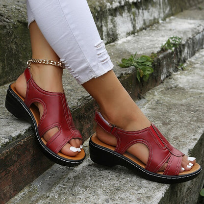 TIJUANA™ SANDALIAS DE CUERO CON PLATAFORMA