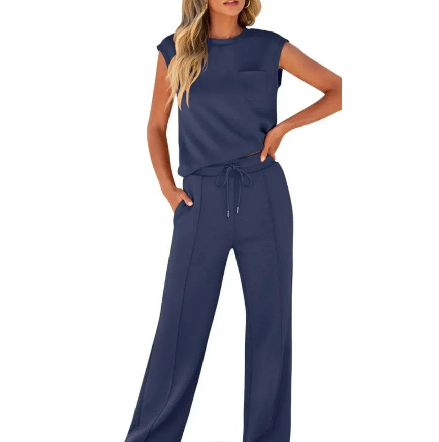 ALINA™ – Conjunto Casual de Verano Suave de Mujer