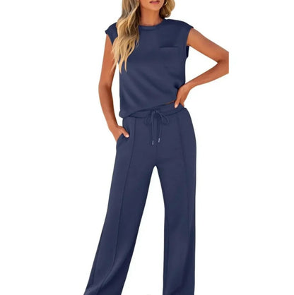 ALINA™ – Conjunto Casual de Verano Suave de Mujer