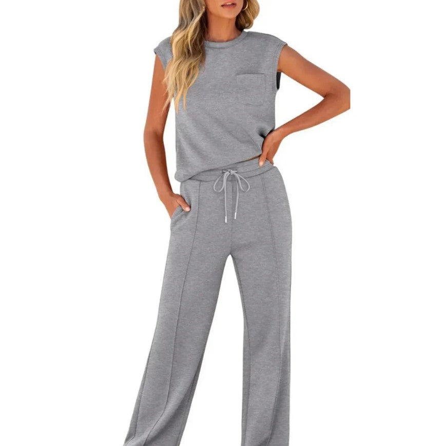 ALINA™ – Conjunto Casual de Verano Suave de Mujer