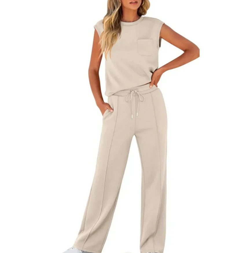 ALINA™ – Conjunto Casual de Verano Suave de Mujer