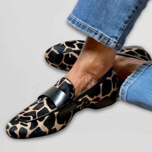 YAZMIN™ Mocasín de Mujer con Estampado Animal