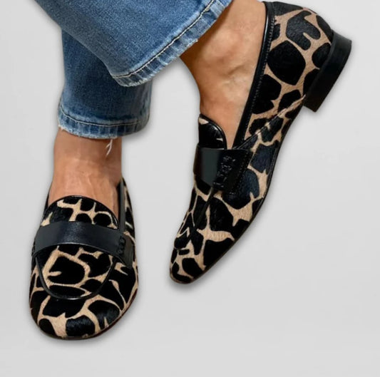 YAZMIN™ Mocasín de Mujer con Estampado Animal