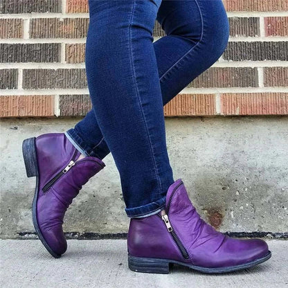 BOTAS IMPERMEABLES DE MUJER CON CREMALLERA Y SOPORTE DE ARCO 2025