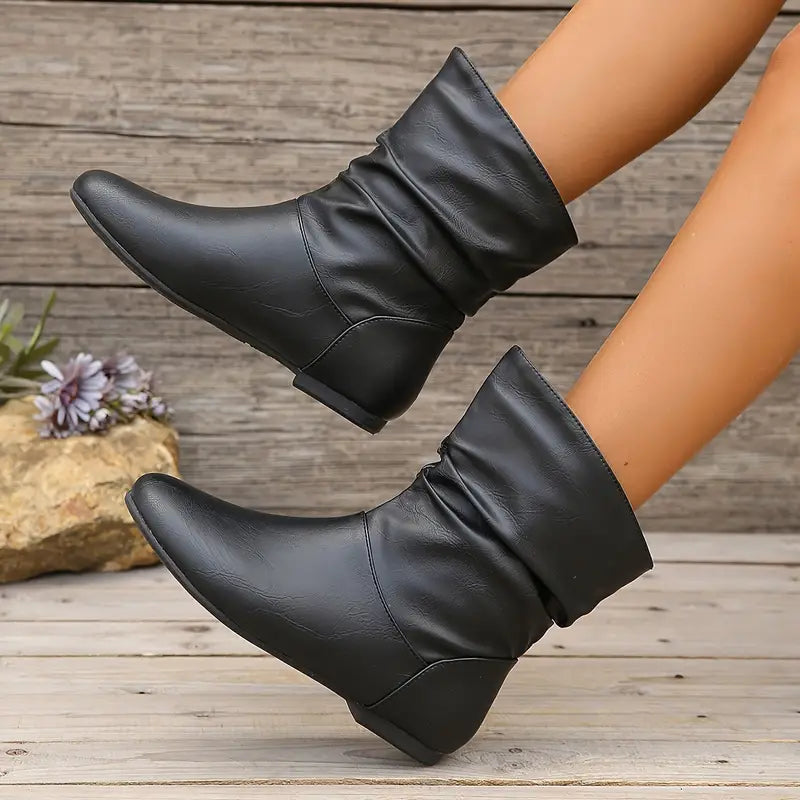CANCÚN™ BOTINES DE CUERO IMPERMEABLES CÓMODOS SIN CORDONES