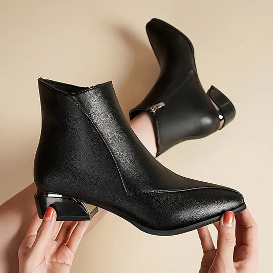 KIMBERLEY™ BOTINES DE MUJER CON TACÓN ANCHO Y BAJO