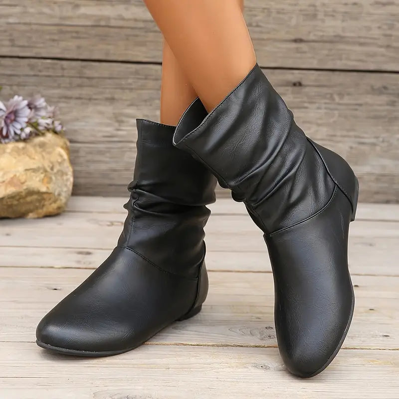 CANCÚN™ BOTINES DE CUERO IMPERMEABLES CÓMODOS SIN CORDONES